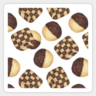 Choco Cookie Pattern Sticker